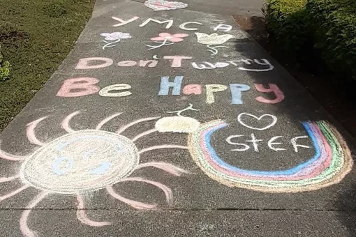 Don't Worry, Be Happy On Chalk