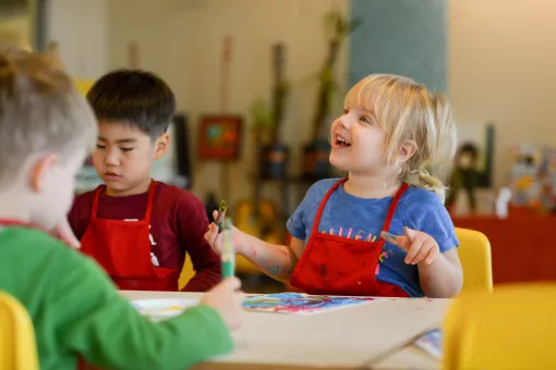 YMCA Preschool Art Paint Project