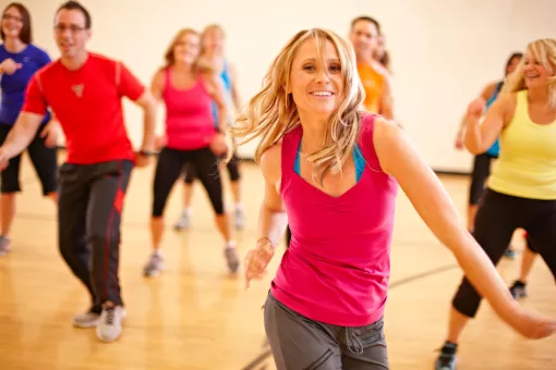 Dancing At YMCA Zumba Class