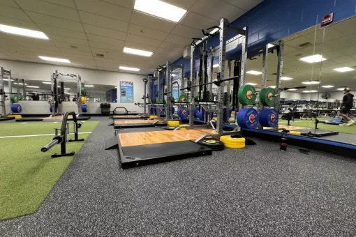 Shot of the new equipment recently installed at the YMCA