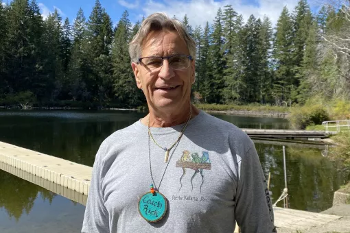 Coach Rick at Camp Lake Helena