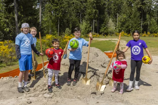 Gig Harbor Sports Fields Groundbreaking - Kids
