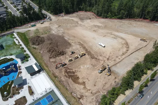 Gig Harbor Sports Fields - June Construction Photo 1