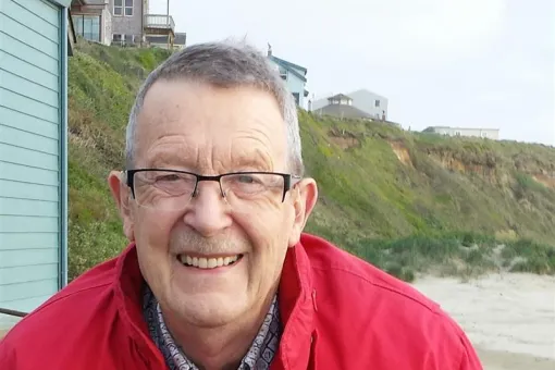 Richard at the beach
