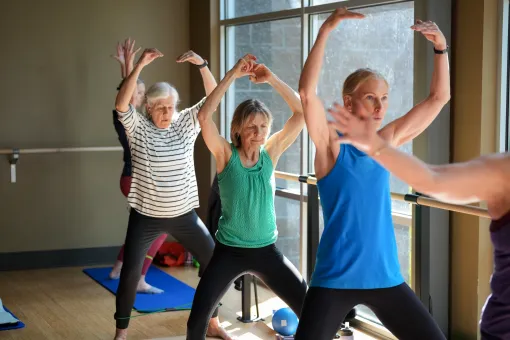 A barre class
