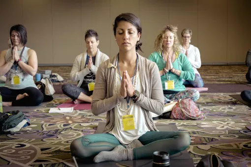 Yoga Meditating