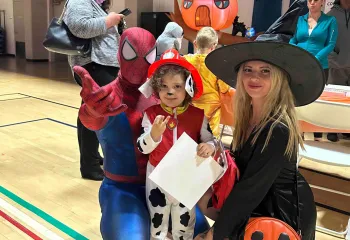 Lakewood Family YMCA Jack-O’-Lantern Jubilee Spiderman with Family