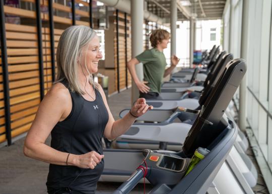 Running On The Treadmill For Fitness