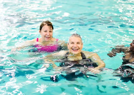 Active Older Adults In The Morgan Family YMCA Pool