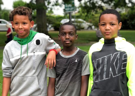 Posing While Participating In YMCA Youth Programming