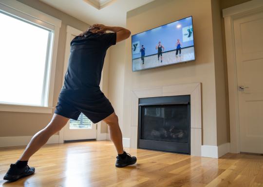 Workout From Home Knee High Kicks