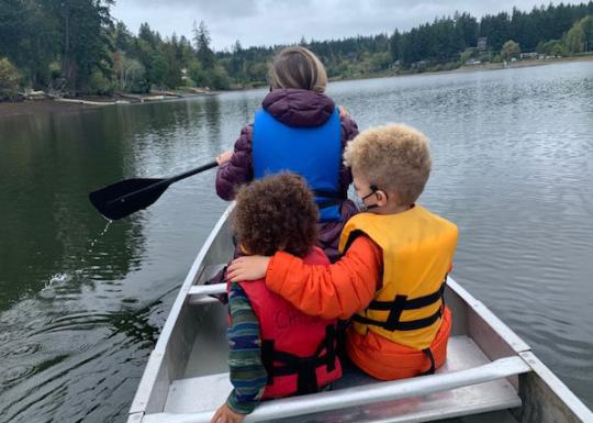 Spivey Family At YMCA Outdoor Adventures