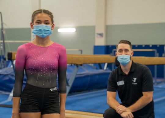 Social Distancing At YMCA Gymnastics