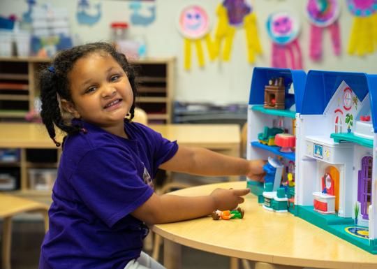 YMCA Early Learning Center Building A House