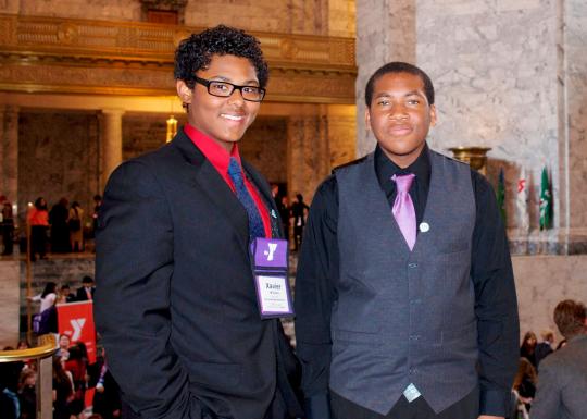 Posing At YMCA Youth and Government Youth Legislature