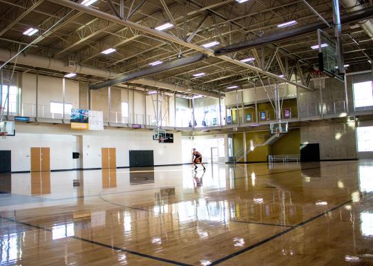 Basketball Court At University Y Student Center
