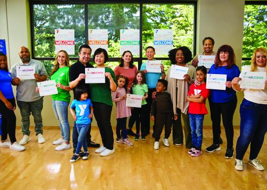Welcoming Week gathering at a local YMCA