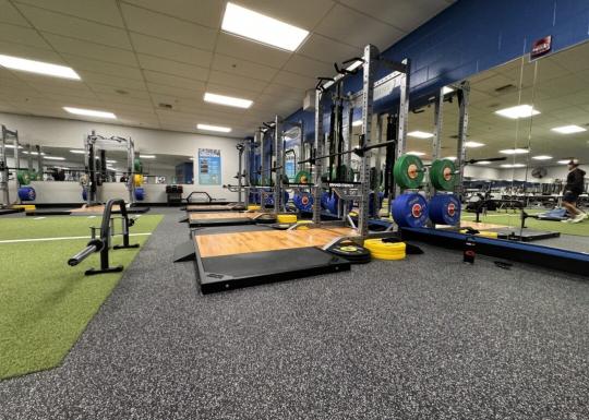 Shot of the new equipment recently installed at the YMCA