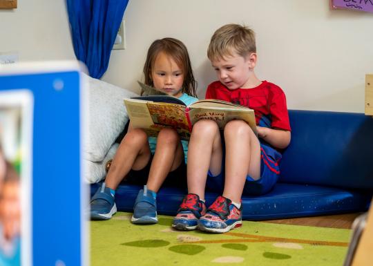 Kids Reading Together