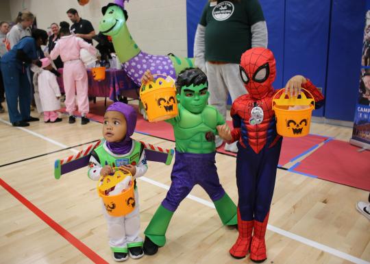 Halloween Fun with Hulk Spiderman and Buzz