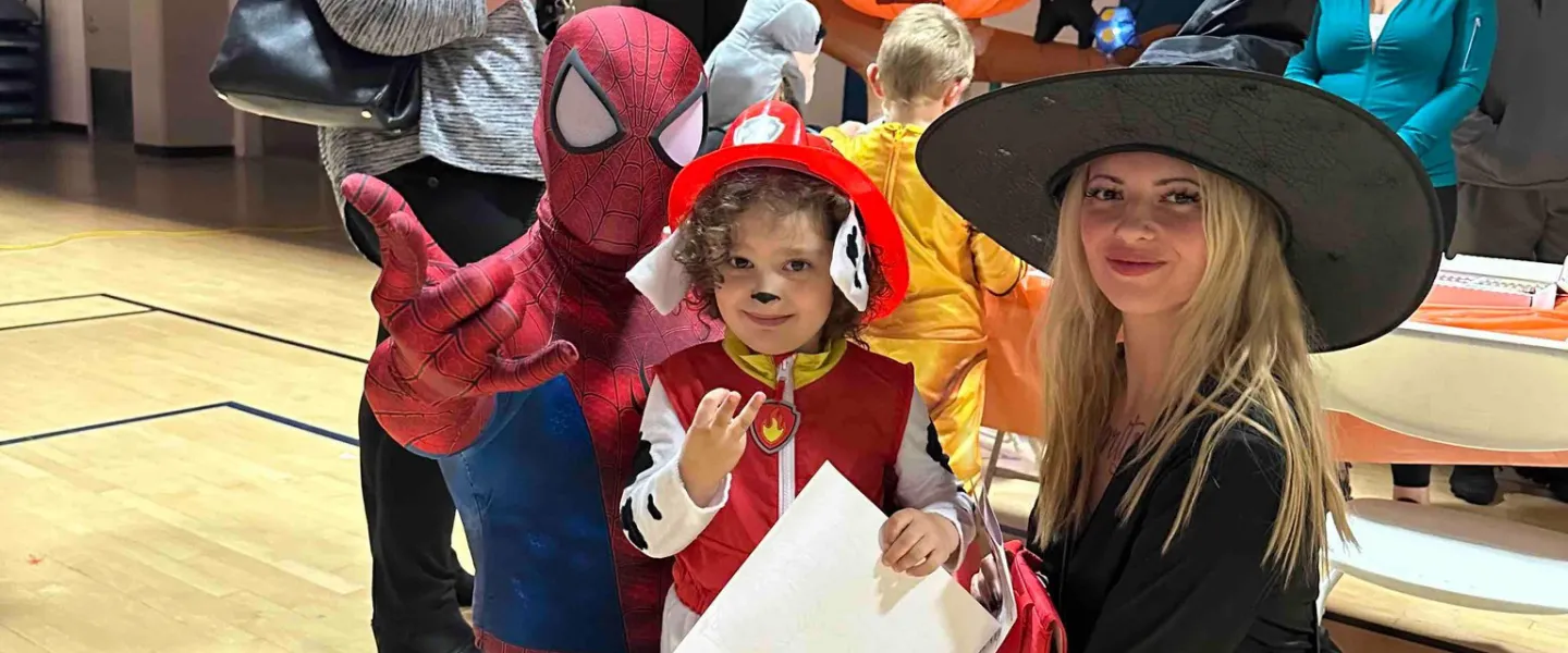 Lakewood Family YMCA Jack-O’-Lantern Jubilee Spiderman with Family