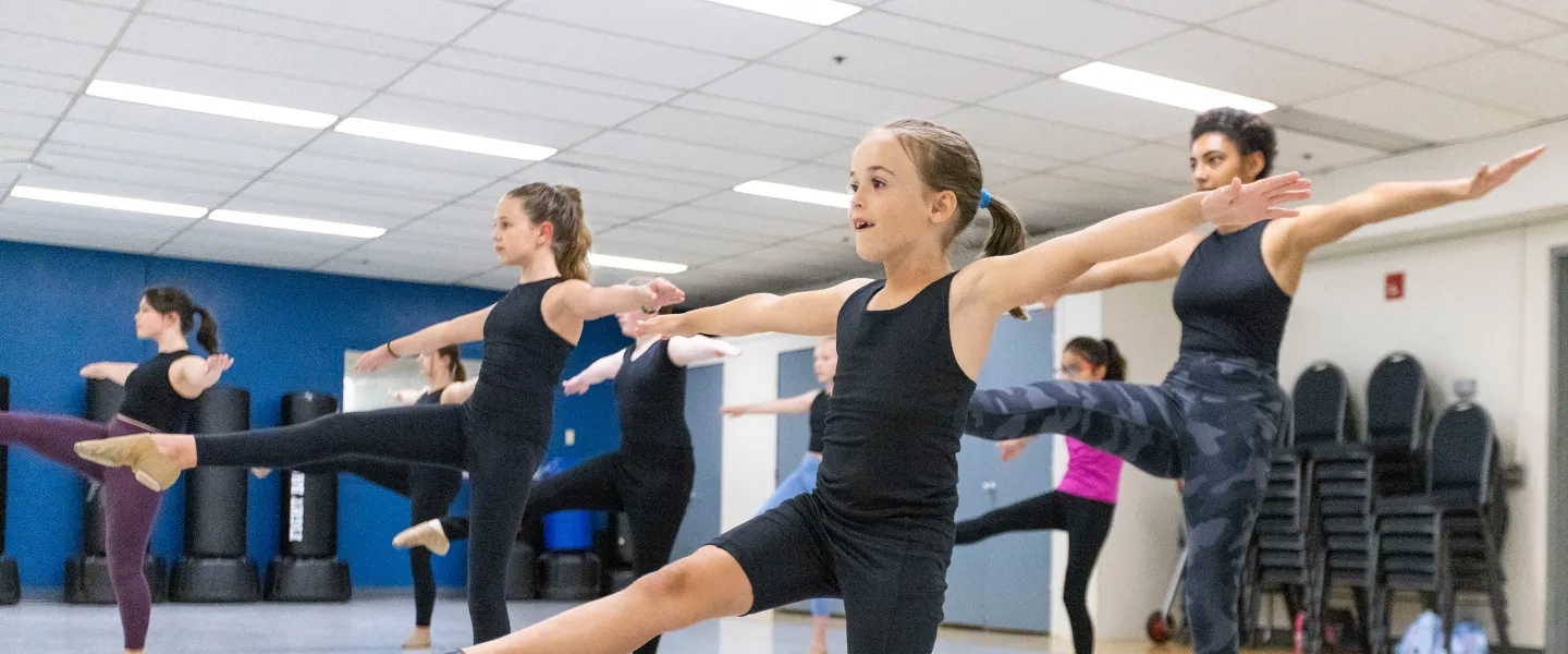 YMCA Ballet Leg Extensions