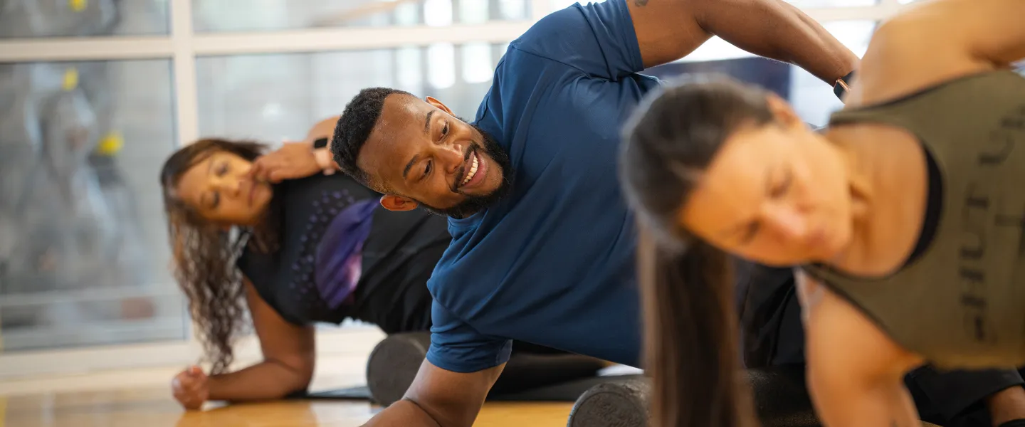 YMCA Group Exercise Side Bridge