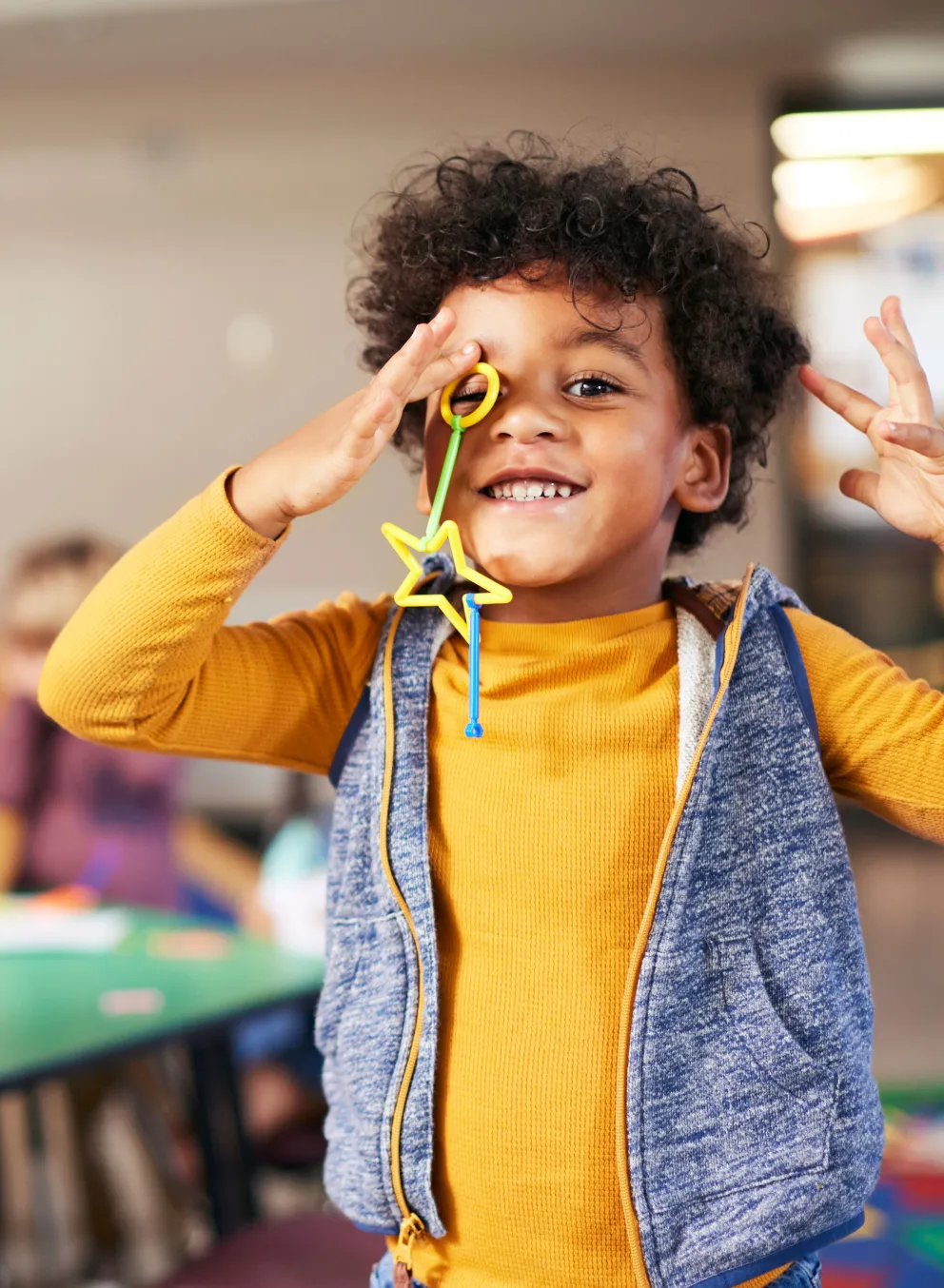 Showing Off Art Project at YMCA Visual Arts Class