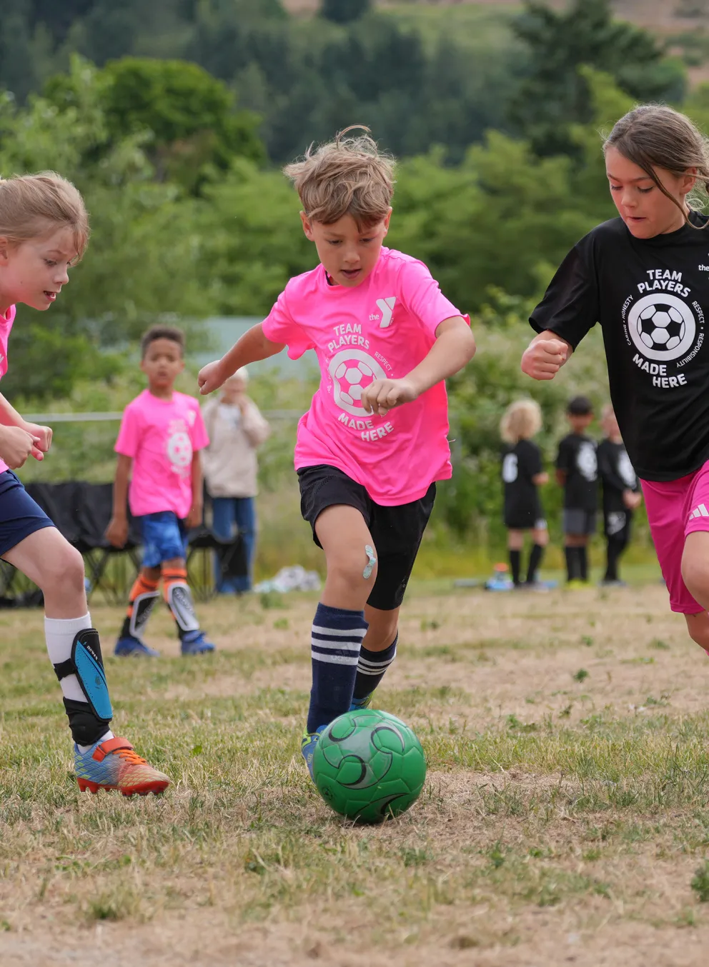 YMCA Youth Soccer Driving to the Goal