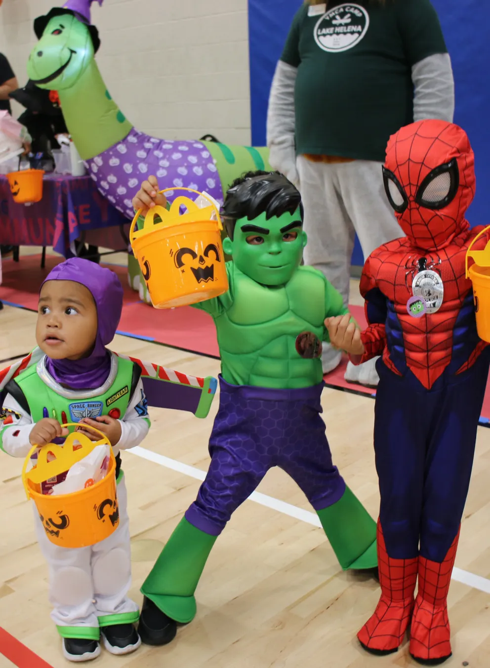 Halloween Fun with Hulk Spiderman and Buzz