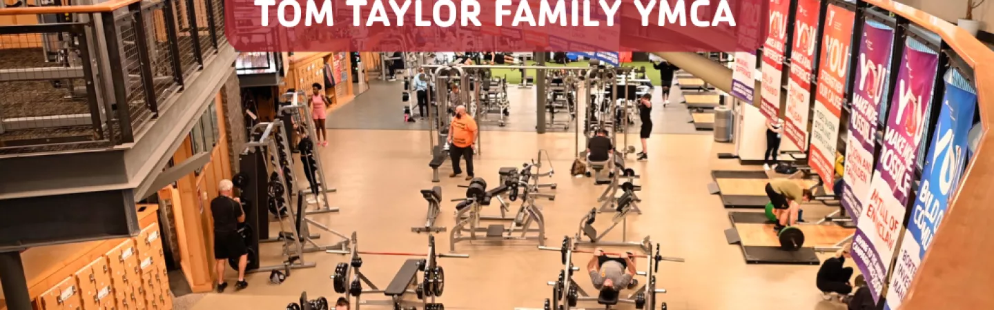Shot of the workout area at the Tom Taylor Family YMCA