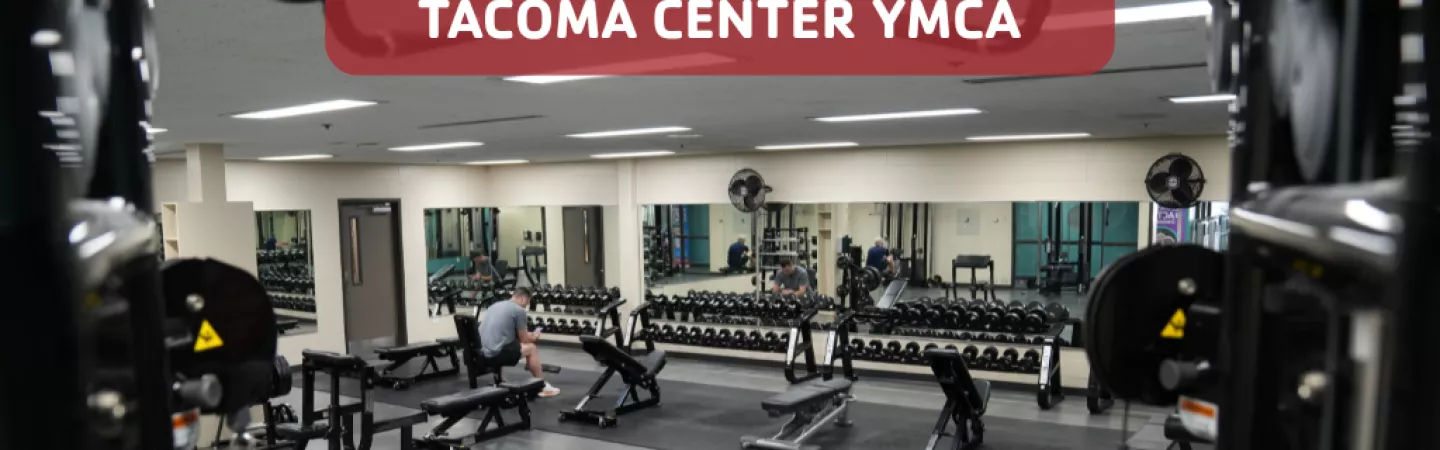 Shot of the workout area at the Tacoma Center YMCA