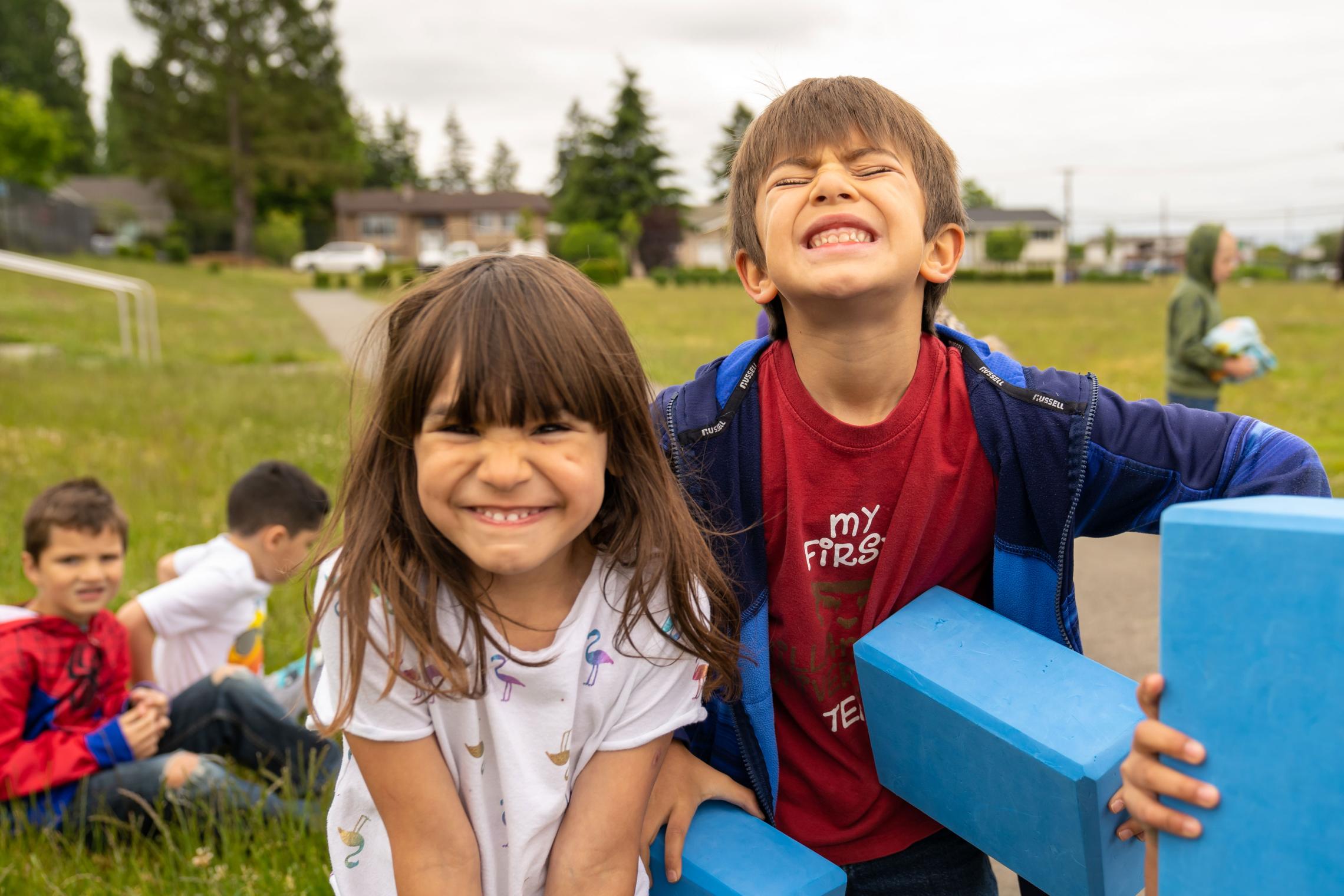 Goofy Smiles at Winter Day Camp At The YMCA