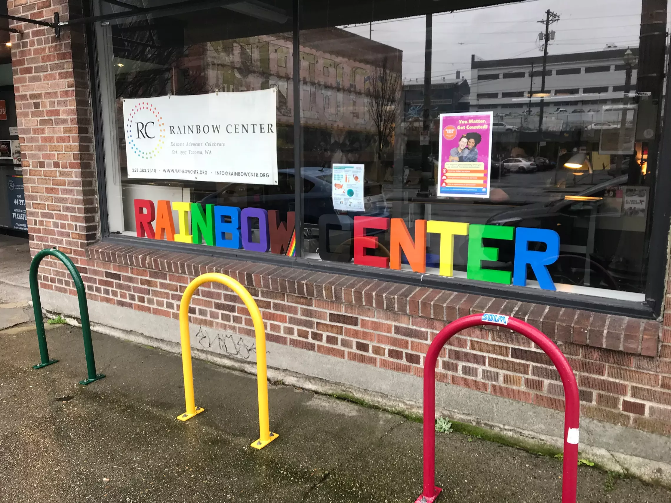 Photo of Rainbow Center building in Tacoma Photo by the Tacoma Ledger
