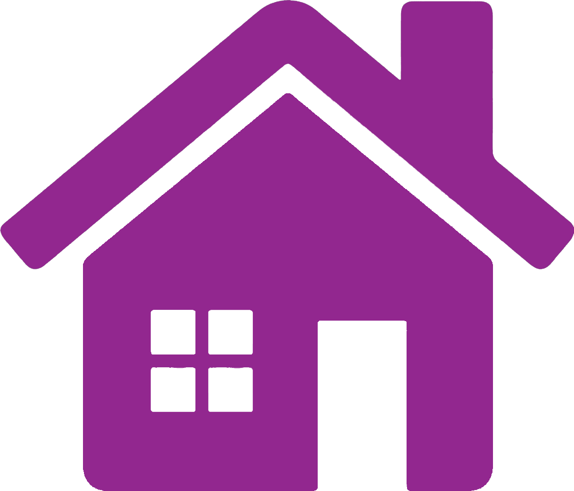 purple house icon