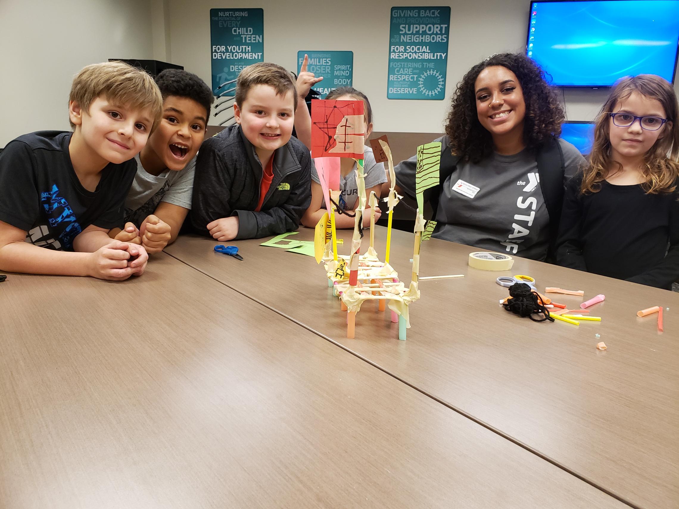 Winter break camp youth surround craft project