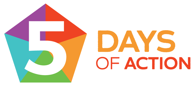 5 Days of action logo