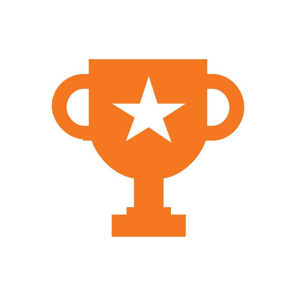 Flat image of trophy