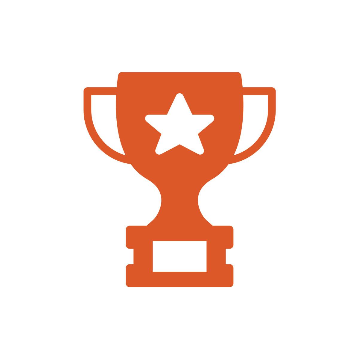 Flat image of trophy
