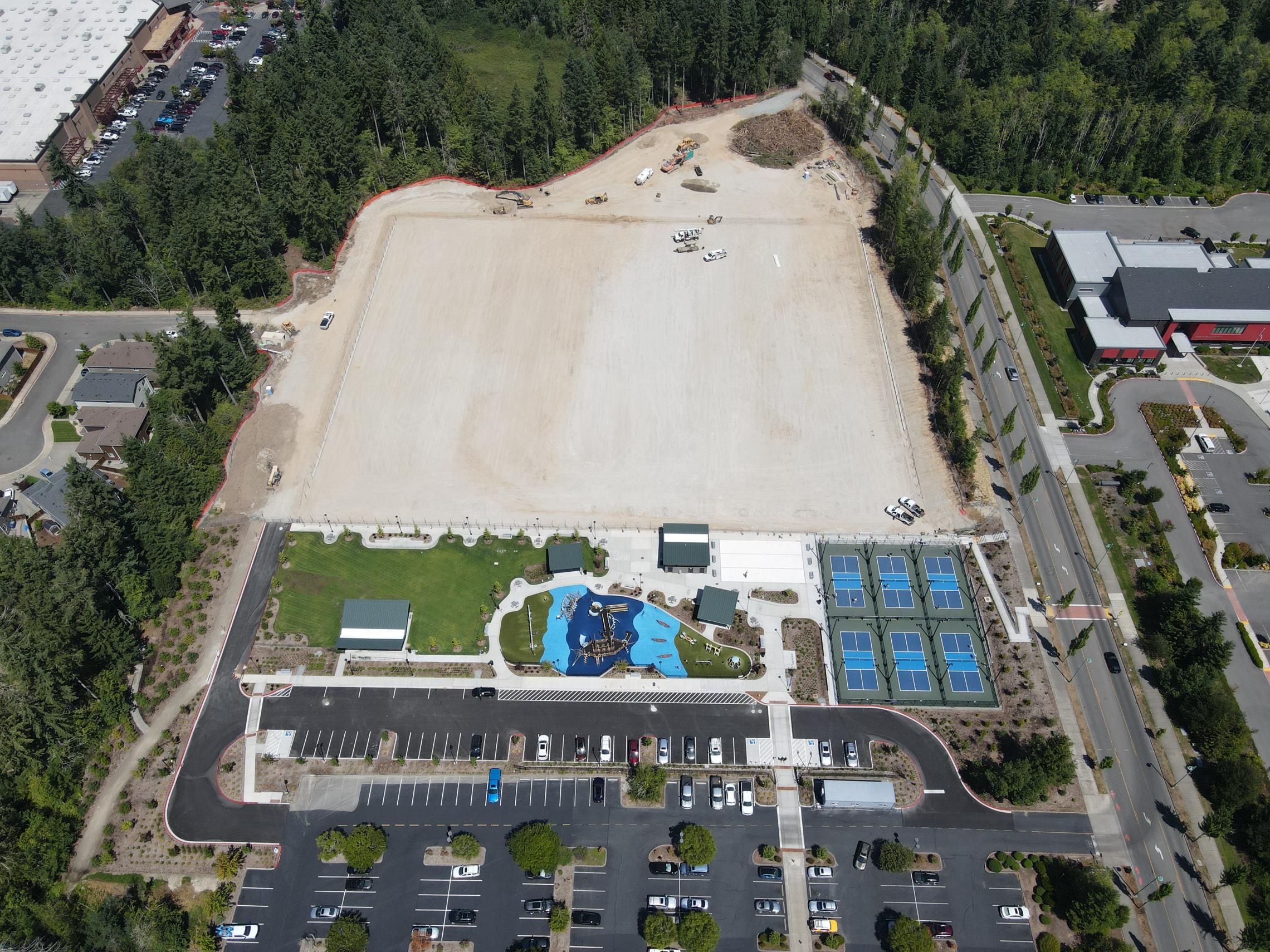 Gig Harbor Sports Fields - July Construction Photo 1