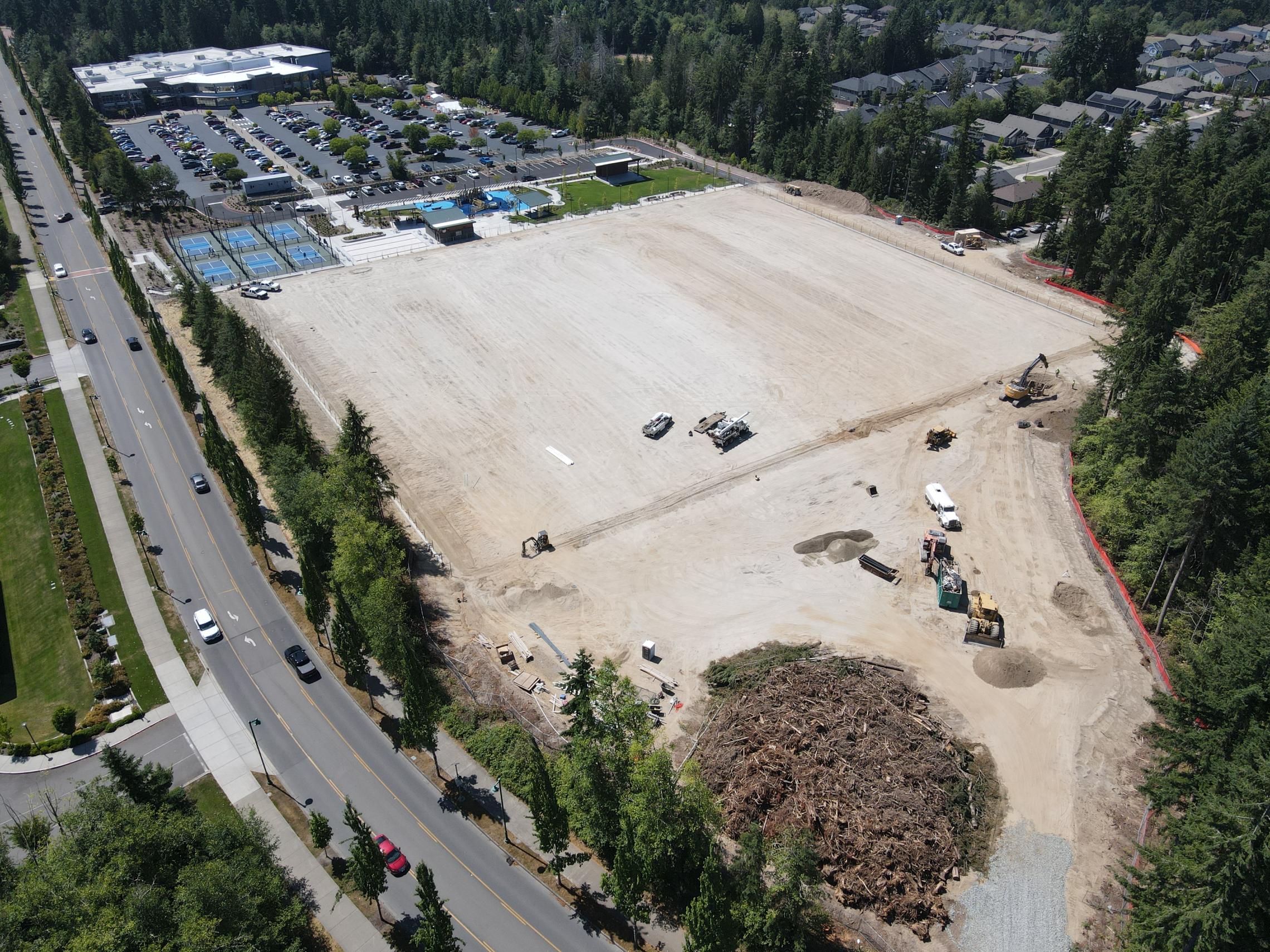 Gig Harbor Sports Fields - July Construction Photo 2