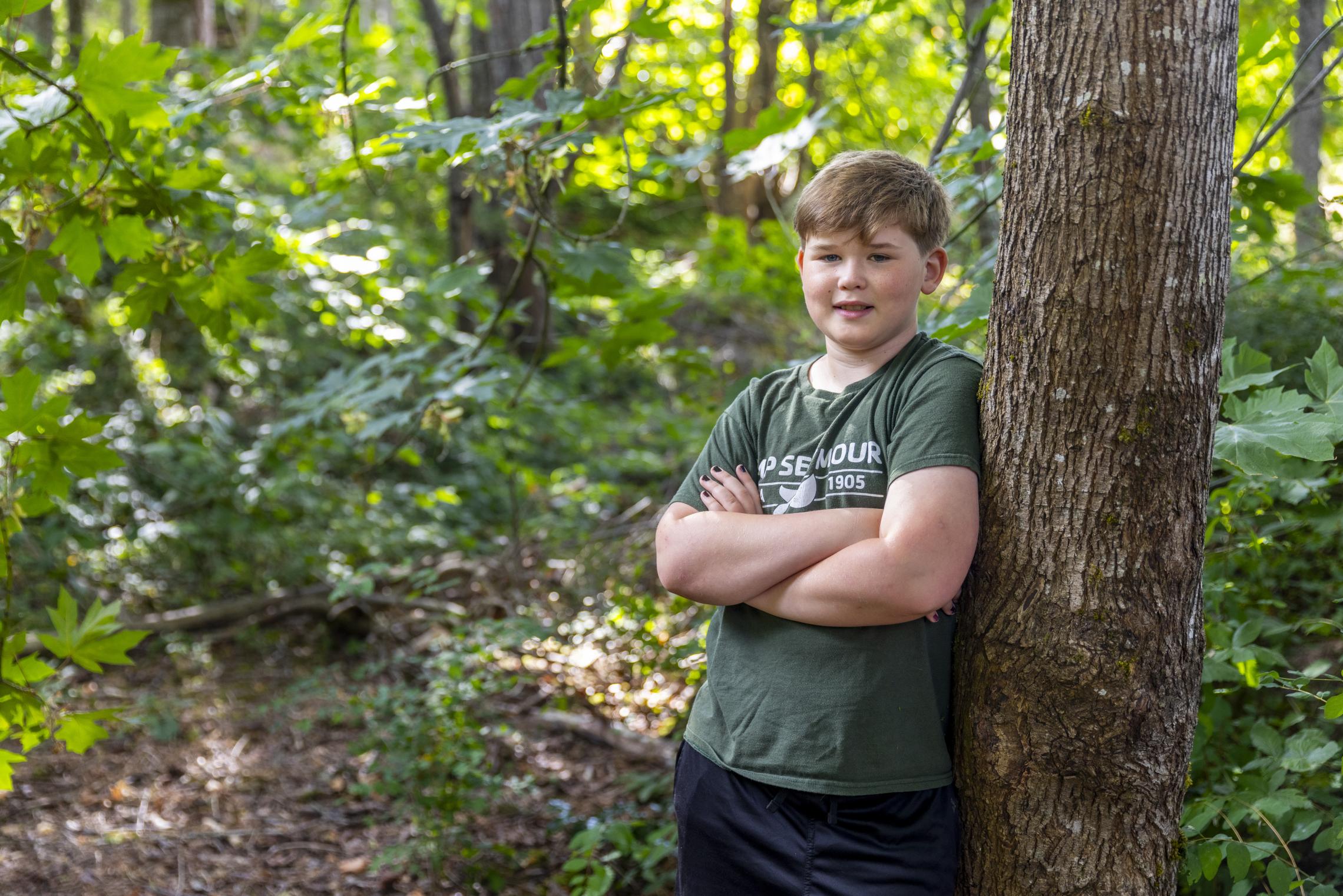 Trevor at Camp