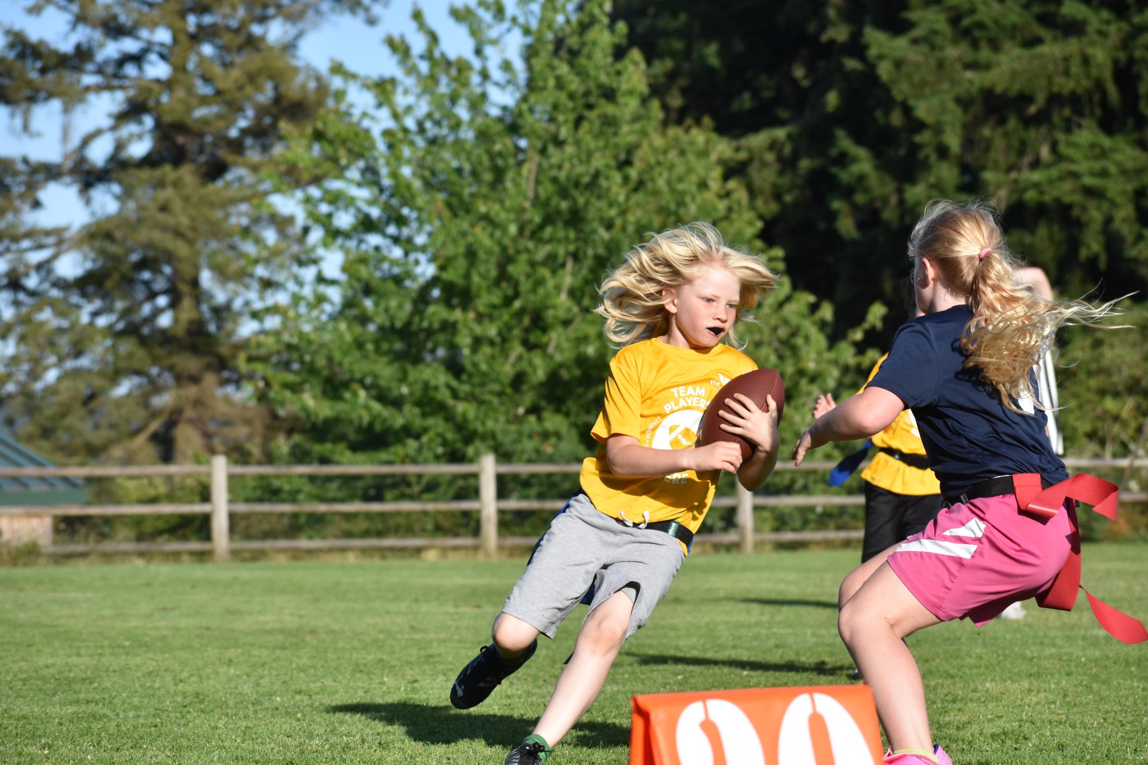 Youth sports flag football