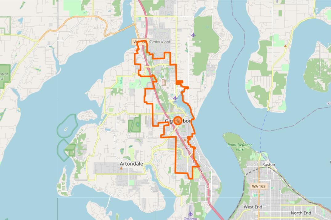 Map of Gig Harbor Summer Day Camp