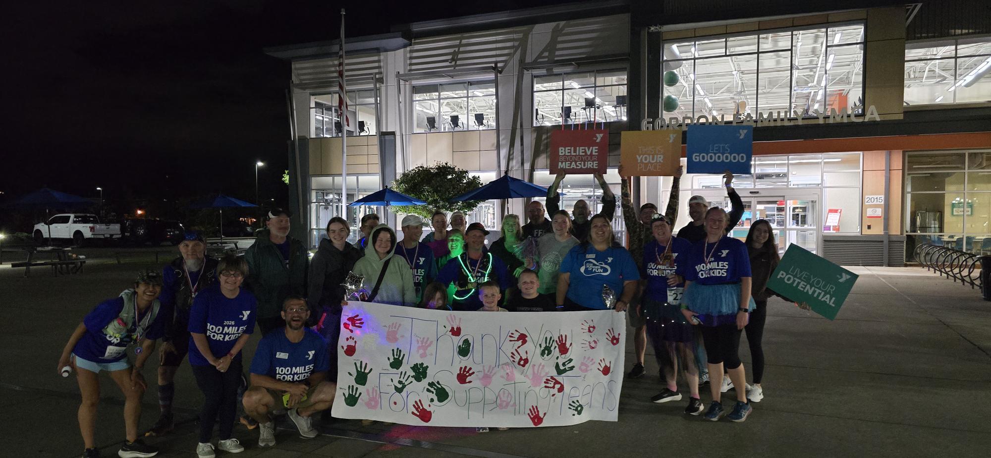 Runners at the Gordon Family YMCA