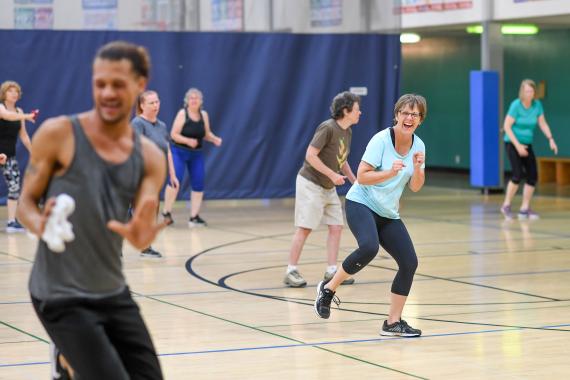 Low Impact Cardio Class At YMCA