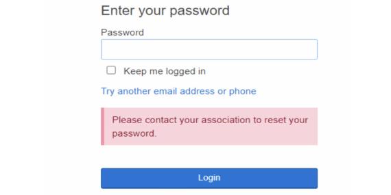 Password Error