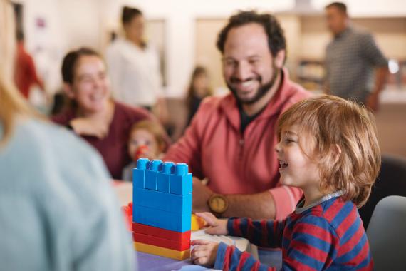 YMCA Before and After School Building Blocks With Parent