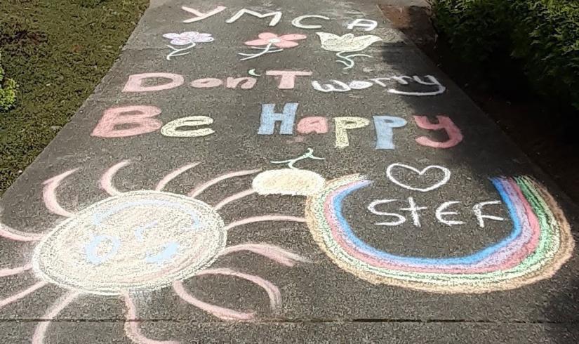 Don't Worry, Be Happy On Chalk