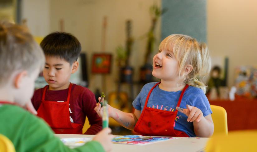 YMCA Preschool Art Paint Project